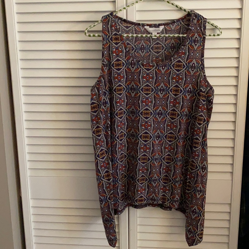 Printed Flowy Tank - size S